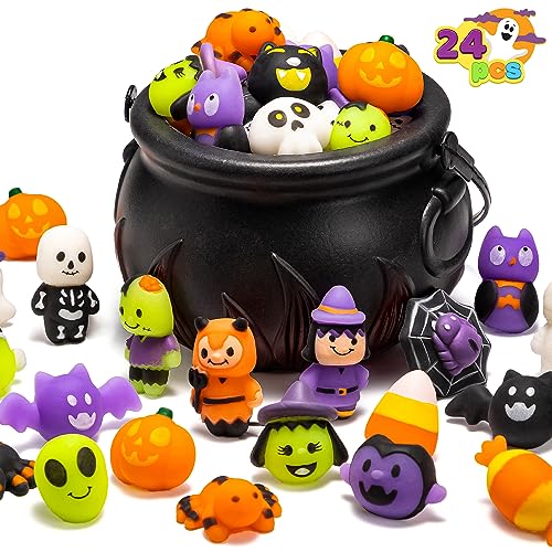 JOYIN Halloween-Kessel Mit 24 Stück Mochi-Quetschspielzeug für Partygeschenke, Squishies, Neuheitsspielzeug, Stressabbau-Quetschspielzeug JOYIN Halloween-Kessel Mit 24 Stück Mochi-Quetschspielzeug für Partygeschenke, Squishies, Neuheitsspielzeug, Stressabbau-Quetschspielzeug von JOYIN