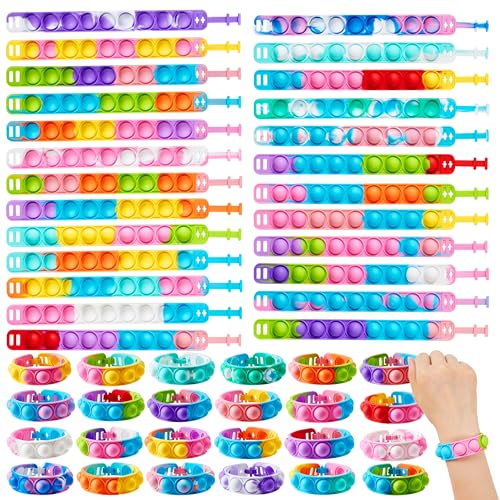 JOYIN 25 Pcs Pop-Fidget-Armband, Partygeschenken für Kinder von 4–12 Jahren, Pop It Armband Kinder, Anti Stress Armband, Pop It Spielzeug , Mitbringsel Kindergeburtstag, Goodie Bags Füller für Kinder JOYIN 25 Pcs Pop-Fidget-Armband, Partygeschenken für Kinder von 4–12 Jahren, Pop It Armband Kinder, Anti Stress Armband, Pop It Spielzeug , Mitbringsel Kindergeburtstag, Goodie Bags Füller für Kinder von JOYIN