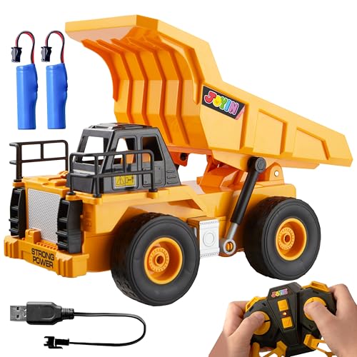 JOYIN Ferngesteuerter LKW Muldenkipper, 2,4 GHz RC Kipplaster Traktor Bagger Spielzeug mit Licht und Sound, Baufahrzeuge Spielzeugauto ab 3 4 5 6 7 8 Jahren Jungen, Weihnachts und Geburtsta Gsgeschenk JOYIN Ferngesteuerter LKW Muldenkipper, 2,4 GHz RC Kipplaster Traktor Bagger Spielzeug mit Licht und Sound, Baufahrzeuge Spielzeugauto ab 3 4 5 6 7 8 Jahren Jungen, Weihnachts und Geburtsta Gsgeschenk von JOYIN