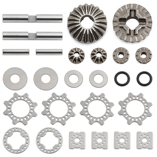 JOSYOG RC Differentialgetriebe für ARRMA 1/8 KRATON EXB V5/ 1/7 Big Rock/ 1/7 Mojave EXB /1/8 KRATON V6 Front Rear Universal Diff Gear Part von JOYSOG