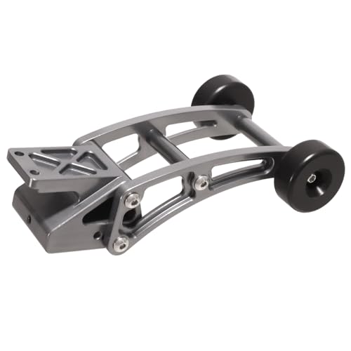 JOSYOG RC Wheelie Bar für MJX Hyper Go 1/14 14209 14210 Verstellbares Schwanzrad Kopf Up Hinterradstange Teile (Titan) von JOYSOG