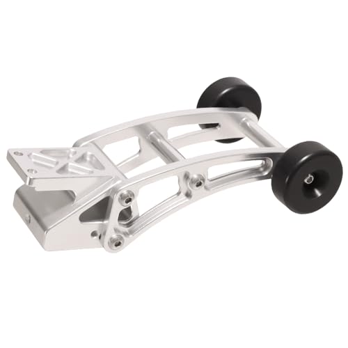 JOSYOG RC Wheelie Bar für MJX Hyper Go 1/14 14209 14210 verstellbares Schwanzrad Kopf nach oben Hinterradstange Teile (Silber) von JOYSOG