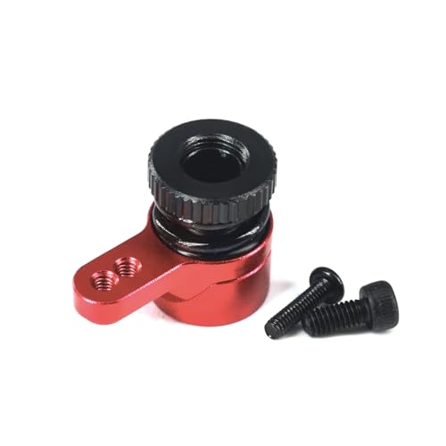 JOYSOG 25T Servo-Arm für ARRMA 1/18 Granite Grom/1/18 Typhon GROM/1/18 Mini LMT 4X4/1/18 UTB18 Capra Upgrade Parts (rot) von JOYSOG
