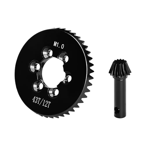 JOYSOG 43T/12T Chromstahl Vorder-/Hinterachse Differentialgetriebe für AXIAL 1/6 SCX6 Wrangler 4X4 Rock Crawler RTR-AXI05000 Upgrades JOYSOG 43T/12T Chromstahl Vorder-/Hinterachse Differentialgetriebe für AXIAL 1/6 SCX6 Wrangler 4X4 Rock Crawler RTR-AXI05000 Upgrades von JOYSOG