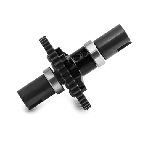 JOYSOG 46T Metall-Mitteldifferential-Upgrades Teil für ARRMA 1/7 6s KRATON Infraction Typhon Mitteldifferential zu gerader Welle (schwarz) von JOYSOG