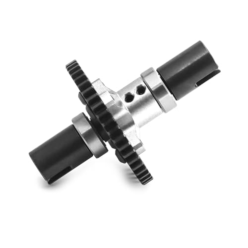 JOYSOG 46T Metall-Mitteldifferential-Upgrades Teil für ARRMA 1/7 6s KRATON Infraction Typhon Mitteldifferential zu gerader Welle Montage (Silber) von JOYSOG