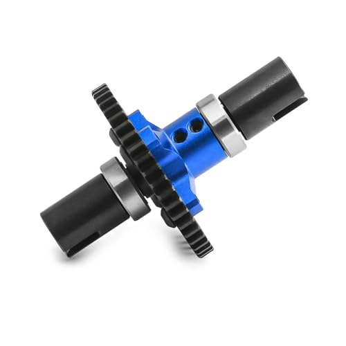 JOYSOG 46T Metall-Mitteldifferential-Upgrades Teil für ARRMA 1/7 6s KRATON Infraction Typhon Mitteldifferential zu gerader Welle Montage (blau) von JOYSOG