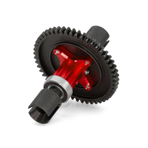 JOYSOG 50T Center Diff Part for ARRMA 1/8 6s Kraton Typhon Outcast/1/7 Limitless Infraction RC Center Differential Assembled Hop Ups (Red) von JOYSOG
