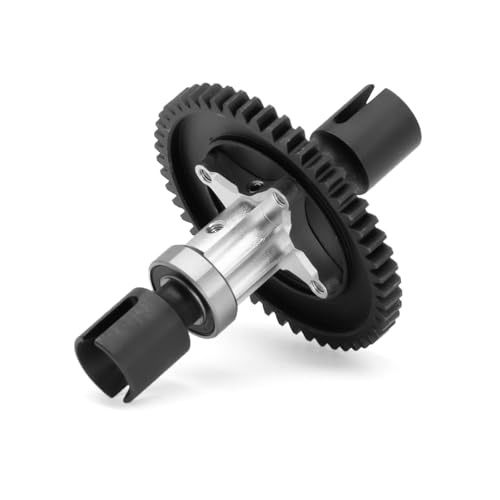 JOYSOG 50T Center Diff Part for ARRMA 1/8 6s Kraton Typhon Outcast/1/7 Limitless Infraction RC Center Differential Assembled Hop Ups (Silber) von JOYSOG
