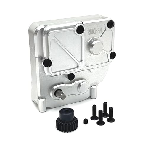 JOYSOG Aluminium-Getriebebaugruppe für MJX Hyper Go 1/12 H12Y H12Y+ RC Motorgetriebe Getriebe Montageteile (Silber) von JOYSOG