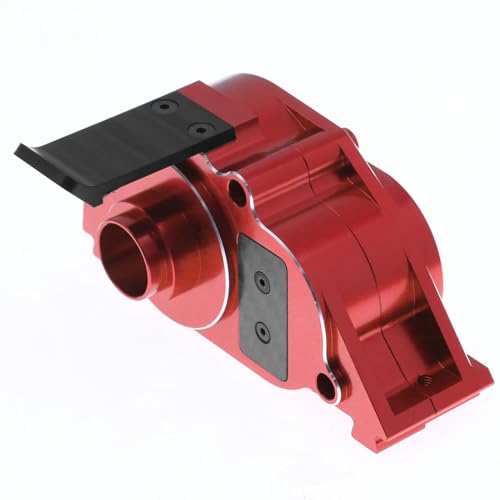 JOYSOG Aluminium-Getriebegehäuse für Arrma 1/8 Mojave 4X4 4S BLX RC Getriebebox Gehäuse Abdeckung Upgrades Teile (rot) von JOYSOG