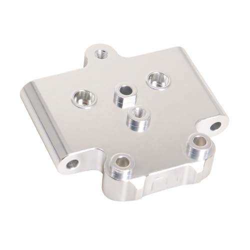 JOYSOG Aluminium-Vorderradaufhängung für Tamiya 1/10 Fighter NXGEN DT-04 RC Schwingenbefestigungsplatte Verstärkungsteile (Silber) von JOYSOG