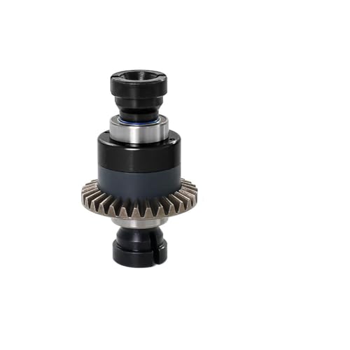 JOYSOG Differentialteile für ARRMA 1/18 Granite Grom/Typhon GROM/1/14 Mini Mojave GROM RC vorne/hinten, Universal-Metall-Differential-Ersatzteile (1 x komplett schwarz) von JOYSOG