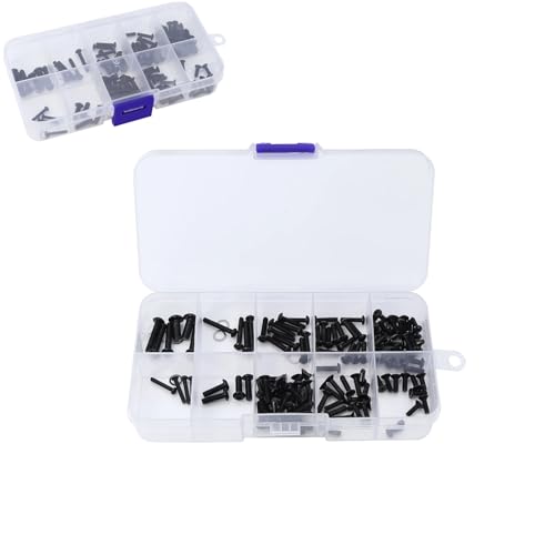 JOYSOG Edelstahl Inbusschrauben Sortiment Kit für MJX Hyper Go 1/16 16207 16208 16209 16210 H16 / 1/14 H14BM 14209 14210 14301 14302 14303 RC Schrauben-Set Kit JOYSOG Edelstahl Inbusschrauben Sortiment Kit für MJX Hyper Go 1/16 16207 16208 16209 16210 H16 / 1/14 H14BM 14209 14210 14301 14302 14303 RC Schrauben-Set Kit von JOYSOG