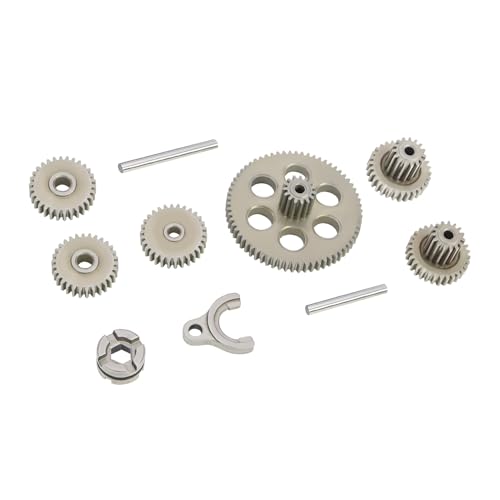 JOYSOG Getriebe-Set für FMS 1/24 FCX24 RC Gehärteter Stahl Getriebeteile Set JOYSOG Getriebe-Set für FMS 1/24 FCX24 RC Gehärteter Stahl Getriebeteile Set von JOYSOG