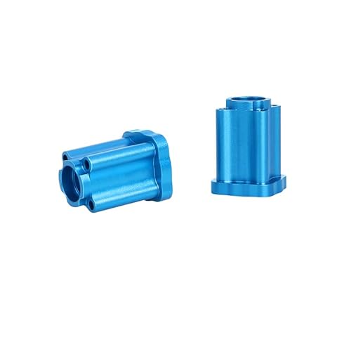 JOYSOG Hinterachsschale aus Aluminium für LOSI 1/18 Mini LMT RC Auto Hinterachse Knöchel Hinterachse Adapter Teile (Blau) von JOYSOG