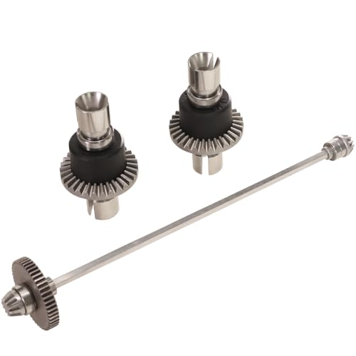 JOYSOG Metal Differential & Central Drive Shaft Set for MJX Hyper Go1/14 14303 14301 14302 RC Car Upgrade Parts von JOYSOG