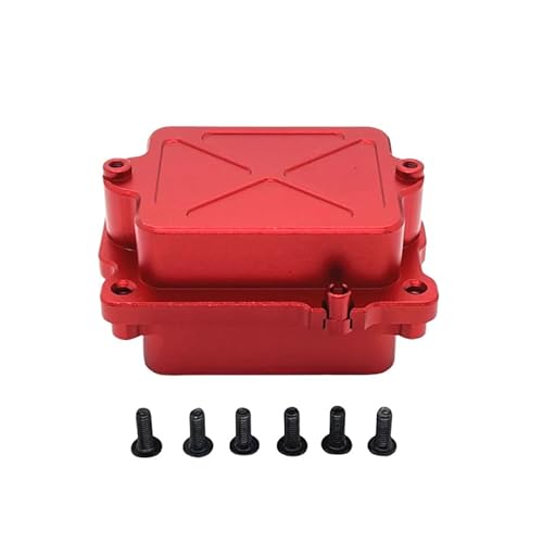 JOYSOG Metal Receiver Box for MJX Hyper Go 1/12 H12Y H12Y+ RC ESC Receiver Dustproof Box Protector Case Parts (Red) von JOYSOG