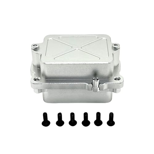 JOYSOG Metal Receiver Box for MJX Hyper Go 1/12 H12Y H12Y+ RC ESC Receiver Dustproof Box Protector Case Parts (Silver) von JOYSOG