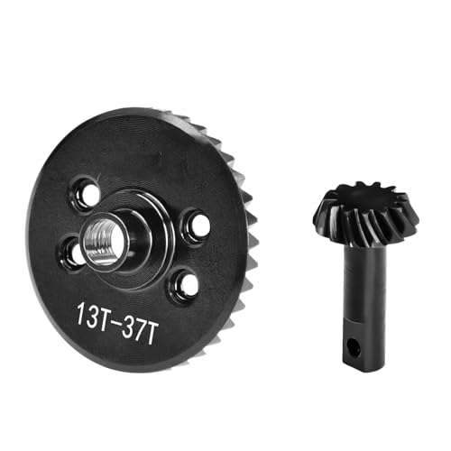 JOYSOG Metal Steel Front 37t/13t Differential Gear Set for Traxxas RC Car 1/10 Scale Slash 4x4 Parts von JOYSOG