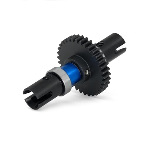 JOYSOG RC Differentialgetriebe Slipper Teil für ARRMA 1/7 6s Infraction Typhon Metall Center Differential zu gerader Welle Montage (34T & Blau) von JOYSOG