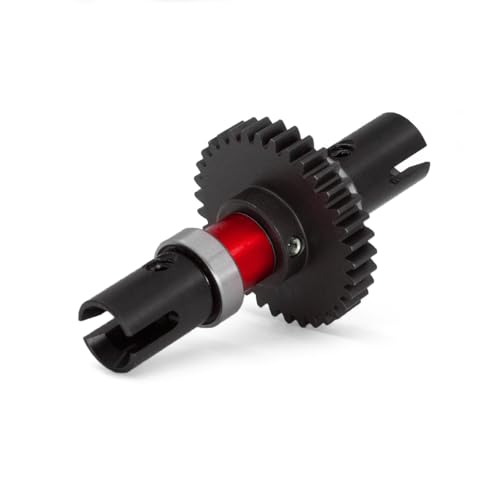 JOYSOG RC Differentialgetriebe Slipper Teil für ARRMA 1/7 6s Infraction Typhon Metall Center Differential zu gerader Welle Montage (34T & Rot) von JOYSOG
