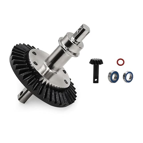 JOYSOG RC Direct Gear for Traxxas 1/10 Slash 4WD Rustler Stampede XO-01 Metal Steel Front/Rear Gear Gear Parts (Front Gears) von JOYSOG