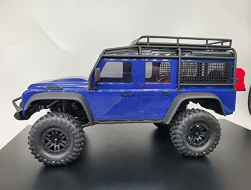 Metall-Schutznetz für hintere Seitenfenster für Traxxas 1/18 TRX4M Land Rover Defender RC Auto von JOYSOG