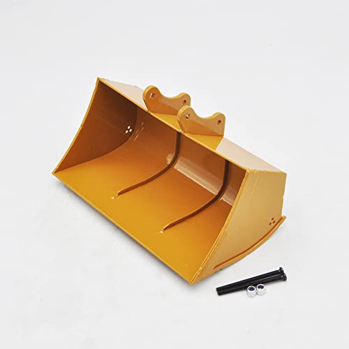 RC Auto Grabeneimer für Huina 580/550/592/593/594, Metall Baggerschaufel Grabschaufel Zubehör RC Auto Grabeneimer für Huina 580/550/592/593/594, Metall Baggerschaufel Grabschaufel Zubehör von JOYSOG