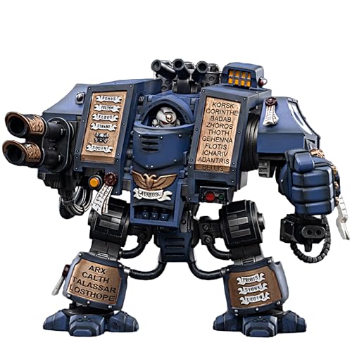 JOYTOY 1/18 Actionfigur Mecha Warhammer 40k Space Marines Ultramarines Ehrwürdiger Dreadnought 20 cm Sammelfigur Geschenke Spielzeug für Kinder ab 15 Jahren und Erwachsene Vorbestellung JOYTOY 1/18 Actionfigur Mecha Warhammer 40k Space Marines Ultramarines Ehrwürdiger Dreadnought 20 cm Sammelfigur Geschenke Spielzeug für Kinder ab 15 Jahren und Erwachsene Vorbestellung von JOYTOY