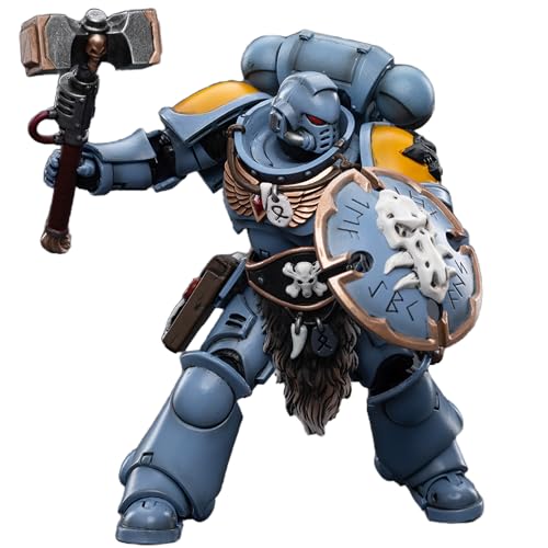 JOYTOY 1/18 Actionfigur Warhammer 40.000 Space Wolves Claw Pack Sigyrr Stoneshield 11,7 cm Sammel-Actionfiguren-Kits JOYTOY 1/18 Actionfigur Warhammer 40.000 Space Wolves Claw Pack Sigyrr Stoneshield 11,7 cm Sammel-Actionfiguren-Kits von JOYTOY