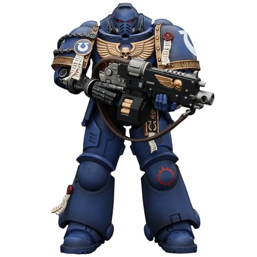 JOYTOY 1/18 Warhammer 40,000 Space Marine 2 - Ultramarines Brother Chairon - 13 cm, Sammelfigur, 15 Jahre und älter von JOYTOY