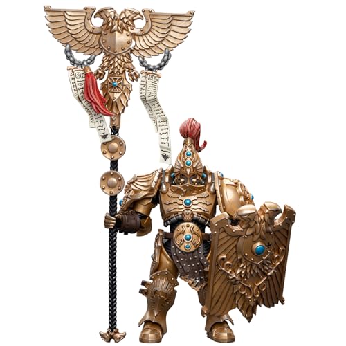 JOYTOY 1/18 Warhammer 40.000 Adeptus Custodes Vexilus Praetor Actionfigur Sammelmodell von JOYTOY