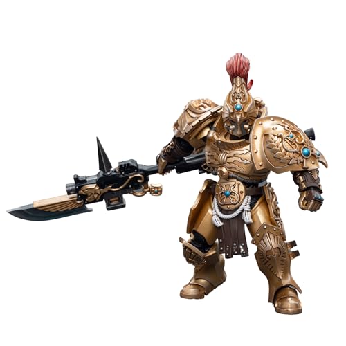 JOYTOY 1/18 Warhammer 40K Adeptus Custodes Custodian Guard with Guardian Spear Action Figure Anime Collection Model von JOYTOY