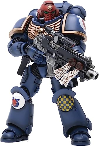 JOYTOY 1/18 Warhammer 40K Ultramarines Heroes of The Chapter Action Figuren (Bruder Veteran Sergeant Castor) von JOYTOY