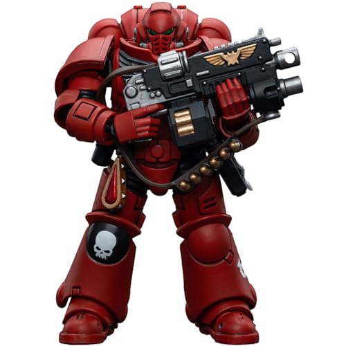 JOYTOY JT6649 40K 1/18 Action Figur Spielzeug, Blood Angels Intercessors, 4-Zoll Modell Set, Geschenk für Action Figur Enthusiasten und Sammler (MSS-6649) von JOYTOY