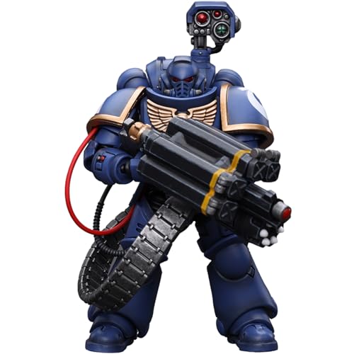 JOYTOY JT8827 40K 1/18 Action Figur Spielzeug, Ultramarines Desolation Marine with Castellan Launcher Superfrag, 4-Zoll Modell Set, Geschenk für Action Figur Enthusiasten und Sammler (MSS-8827) von JOYTOY