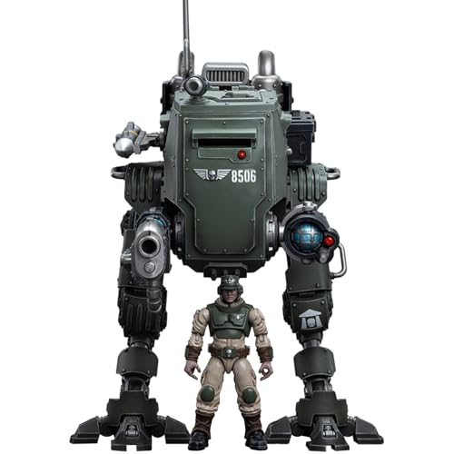 JOYTOY JT8940 40K 1/18 Action Figur Spielzeug, Astra Militarum Cadian Armoured Sentinel, 4-Zoll Geschenk für Action Figure Enthusiasten und Sammler (MSS-8940) von JOYTOY