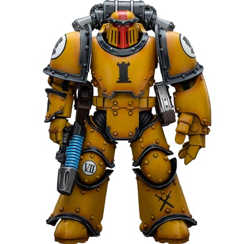 JOYTOY JT9060 40K 1/18 Action Figur Spielzeug, Imperial Fists Legion MkIII Tactical Squad Sergeant with Power Fist, 4-Zoll Geschenk für Action Figure Enthusiasten und Sammler JOYTOY JT9060 40K 1/18 Action Figur Spielzeug, Imperial Fists Legion MkIII Tactical Squad Sergeant with Power Fist, 4-Zoll Geschenk für Action Figure Enthusiasten und Sammler von JOYTOY