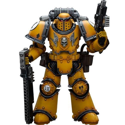 JOYTOY JT9091 40K 1/18 Action Figur Spielzeug, Imperial Fists Legion MkIII Despoiler Squad Legion Despoiler with Chainsword, 4-Zoll Geschenk für Action Figure Enthusiasten und Sammler JOYTOY JT9091 40K 1/18 Action Figur Spielzeug, Imperial Fists Legion MkIII Despoiler Squad Legion Despoiler with Chainsword, 4-Zoll Geschenk für Action Figure Enthusiasten und Sammler von JOYTOY