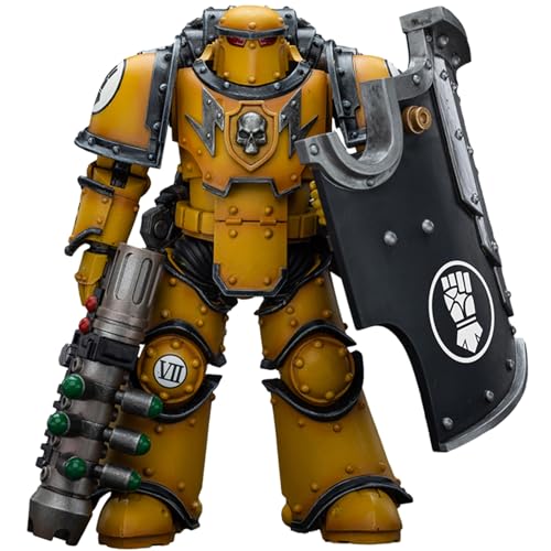 JOYTOY JT9114 40K 1/18 Action Figur Spielzeug, Imperial Fists Legion MkIII Breacher Squad Legion Breacher with Graviton Gun, 4-Zoll Geschenk für Action Figure Enthusiasten und Sammler JOYTOY JT9114 40K 1/18 Action Figur Spielzeug, Imperial Fists Legion MkIII Breacher Squad Legion Breacher with Graviton Gun, 4-Zoll Geschenk für Action Figure Enthusiasten und Sammler von JOYTOY