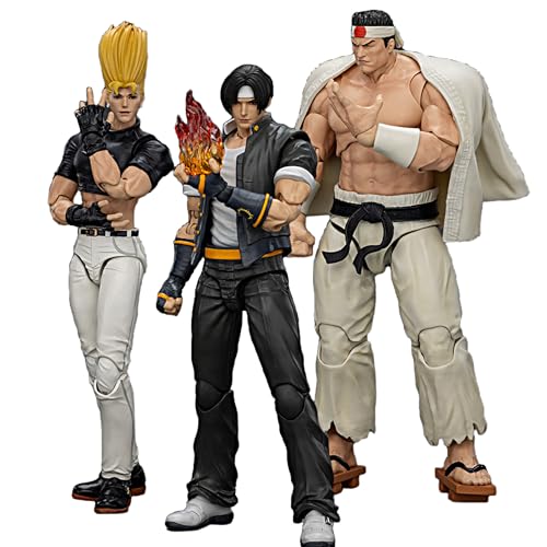 JOYTOY SNK 1/18 Actionfigur KOF 98UM Hero Team Kyo Kusanagi Goro Daimon Benimaru Nikaido Set mit 3 Figuren, Sammlerstück, Spielzeug für Kinder ab 15 Jahren und Erwachsene, Vorbestellung JOYTOY SNK 1/18 Actionfigur KOF 98UM Hero Team Kyo Kusanagi Goro Daimon Benimaru Nikaido Set mit 3 Figuren, Sammlerstück, Spielzeug für Kinder ab 15 Jahren und Erwachsene, Vorbestellung von JOYTOY