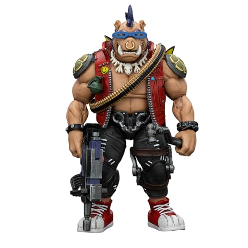 JOYTOY TMNT-Beebop Actionfiguren im Maßstab 1:18, 9,5 cm, bewegliche Gelenke und abnehmbare Waffen, tolle Geschenke für Anime-Filmfans und Sammler JOYTOY TMNT-Beebop Actionfiguren im Maßstab 1:18, 9,5 cm, bewegliche Gelenke und abnehmbare Waffen, tolle Geschenke für Anime-Filmfans und Sammler von JOYTOY