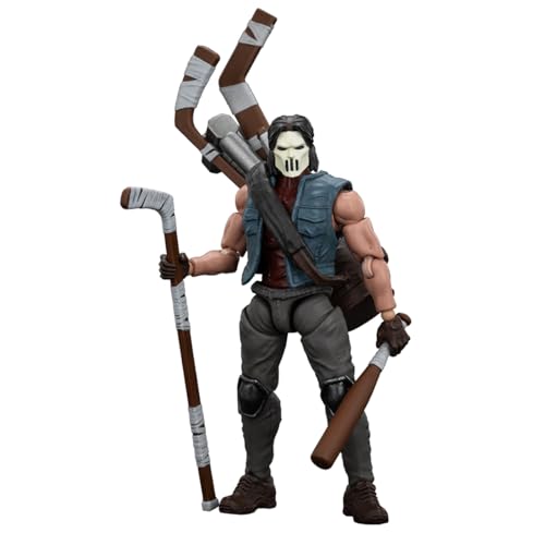 JOYTOY TMNT-Casey Jones Actionfiguren im Maßstab 1:18, 11,2 cm, bewegliche Gelenke und abnehmbare Waffen, tolles Geschenk für Anime-Filmfans und Sammler JOYTOY TMNT-Casey Jones Actionfiguren im Maßstab 1:18, 11,2 cm, bewegliche Gelenke und abnehmbare Waffen, tolles Geschenk für Anime-Filmfans und Sammler von JOYTOY