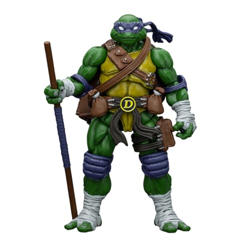 JOYTOY TMNT-Donatello-Actionfiguren im Maßstab 1/18 – 10,6 cm, bewegliche Gelenke und abnehmbare Waffen, tolle Geschenke für Anime-Filmfans und Sammler JOYTOY TMNT-Donatello-Actionfiguren im Maßstab 1/18 – 10,6 cm, bewegliche Gelenke und abnehmbare Waffen, tolle Geschenke für Anime-Filmfans und Sammler von JOYTOY