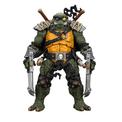 JOYTOY TMNT-Slash Actionfiguren im Maßstab 1:18, 10,4 cm, bewegliche Gelenke und abnehmbare Waffen, tolles Geschenk für Anime-Filmfans und Sammler von JOYTOY