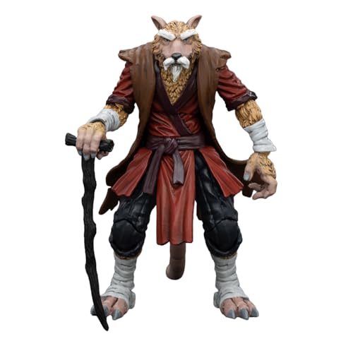 JOYTOY TMNT-Splinter Actionfiguren im Maßstab 1:18, 9,5 cm, bewegliche Gelenke und abnehmbare Waffen, tolles Geschenk für Anime-Filmfans und Sammler JOYTOY TMNT-Splinter Actionfiguren im Maßstab 1:18, 9,5 cm, bewegliche Gelenke und abnehmbare Waffen, tolles Geschenk für Anime-Filmfans und Sammler von JOYTOY