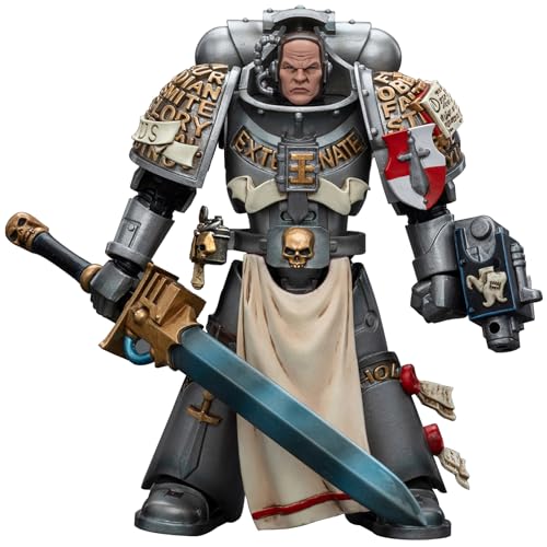 JOYTOY WH 40K Grey Knights Strike Squad Justicar 1/18 Scale Action Figur, 4-Zoll Geschenk für Action Figure Enthusiasten und Sammler (JT8995) von JOYTOY
