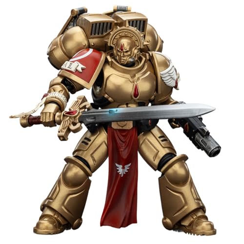 JOYTOY Warhammer 40,000 1/18 Action Figure Blood Angels Sanguinary Guard 1 with Inferno Pistol and Encarmine Blade Collection Model Geburtstagsgeschenke Pre-Order von JOYTOY