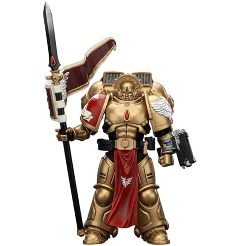 JOYTOY Warhammer 40,000 1/18 Action Figure Blood Angels Sanguinary Guard 3 with Angelus Boltgun and Encarmine Spear Collection Model Geburtstagsgeschenke Pre-Order von JOYTOY